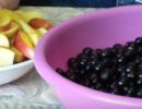 Blackcurrant compote without sterilization